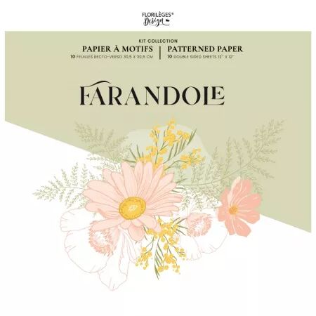 Kit papiers imprimés- Farandole - Florilèges Design