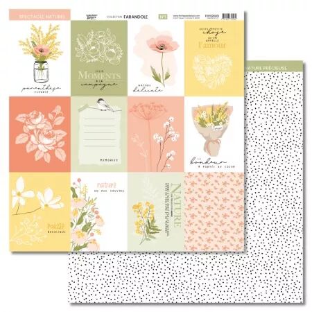 Kit papiers imprimés- Farandole - Florilèges Design