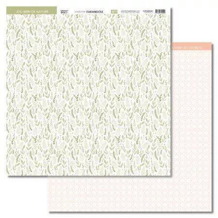 Kit papiers imprimés- Farandole - Florilèges Design