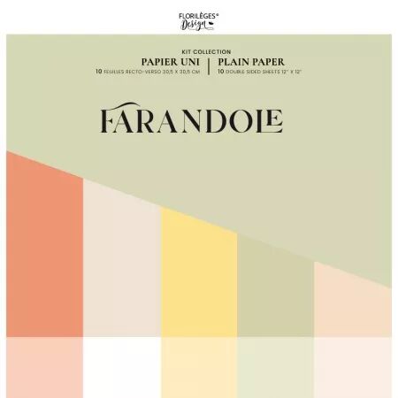 Kit papiers unis - Farandole - Florilèges Design