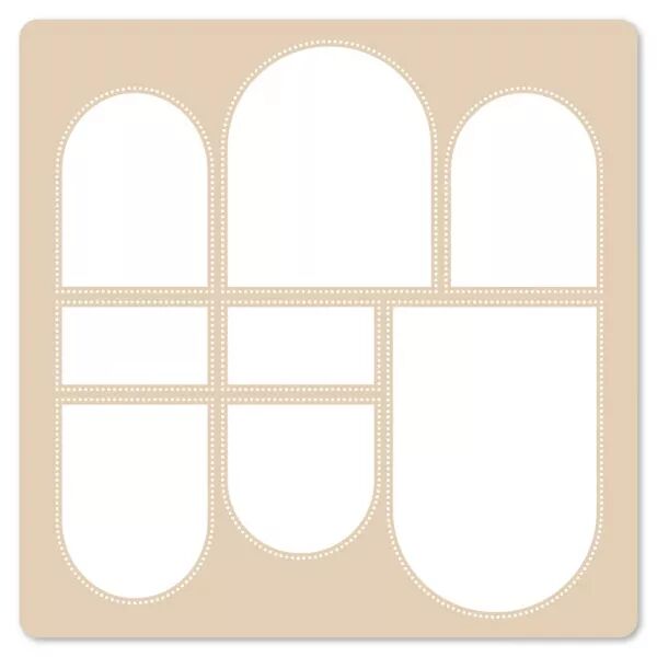 Kit pochoirs MY STORYBOARD 6 - Horizons - Floril�ges Design