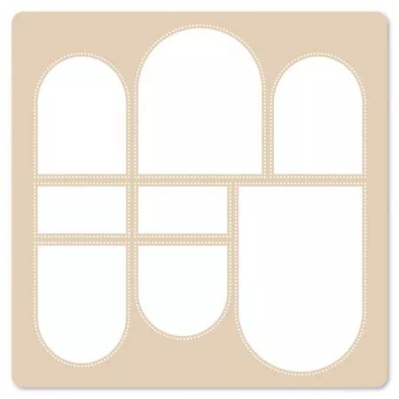 Kit pochoirs MY STORYBOARD 6 - Horizons - Floril&egrave;ges Design