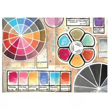 Layered stencil & stamp set - Ensemble pochoirs & tampons à superposer - Sizzix