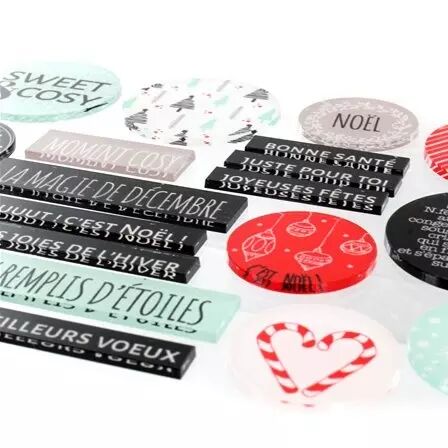Les Jolies D�cos acryliques - Cosy Christmas - Sweet and cosy