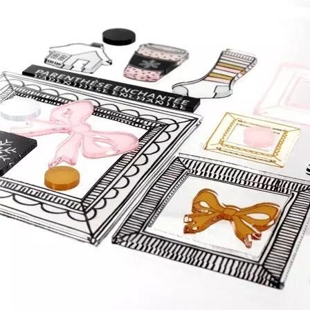 Les Jolies D�cos acryliques - Poussi�re d\'�toiles - Parenth�se enchant�e