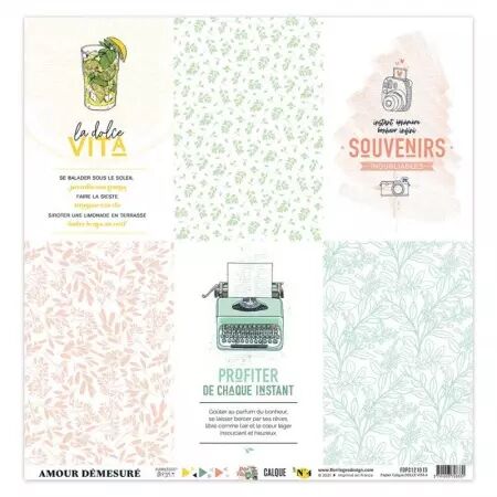 Les papiers calques - La Dolce Vita -