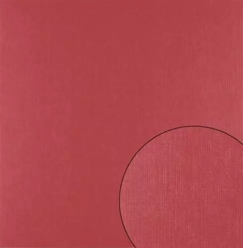 Linen Cardstock - Ruby