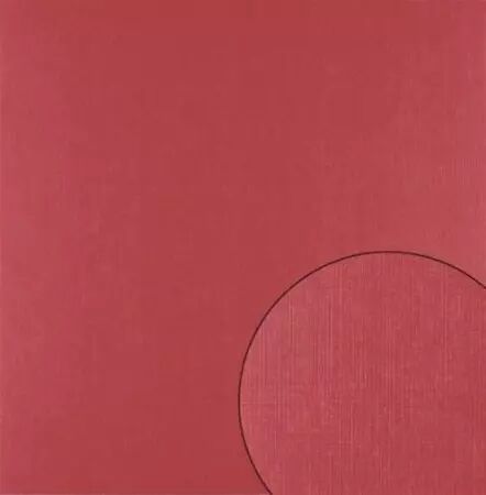 Linen Cardstock - Ruby