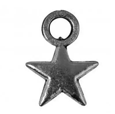 lot 6 Charms �toiles 0,8 cm argent