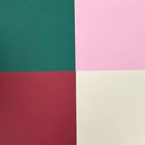 Lot de 4 papiers unis - Carnet Enchant�