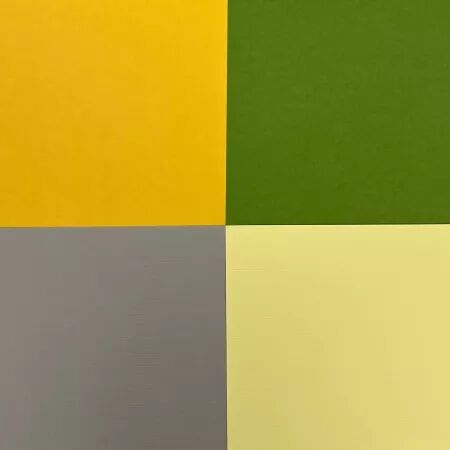Lot de 4 papiers unis - Citronnade