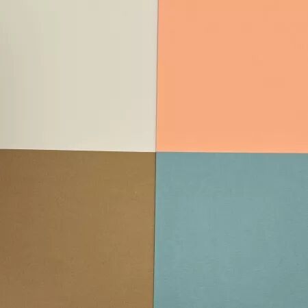 Lot de 4 papiers unis - Etoile des neige