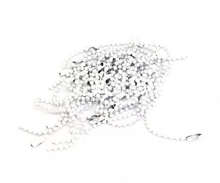 lot de 5 chainettes - Blanc mat