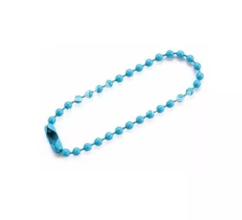 Lot de 5 chainettes - Cyan mat