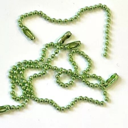 Lot de 5 Chainettes - Vert métalisé