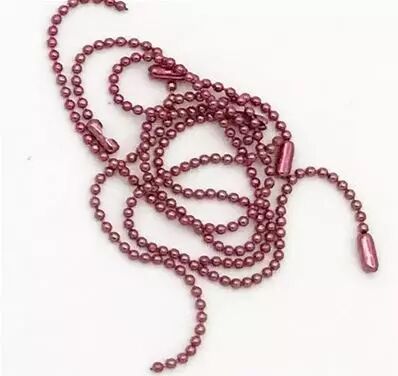 Lot de 5 Chainettes fines - Rose fonc�