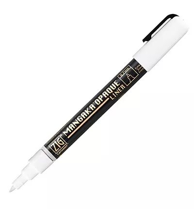 Marqueur fin - Blanc - Kuretake