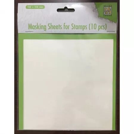 Masking sheets - 10 Feuilles de masquage pour tampons - Nellie\'s Choice