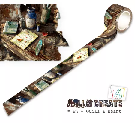 Masking Tape Layer-it-Up! - #125 - Quill & Heart - AALL & Create