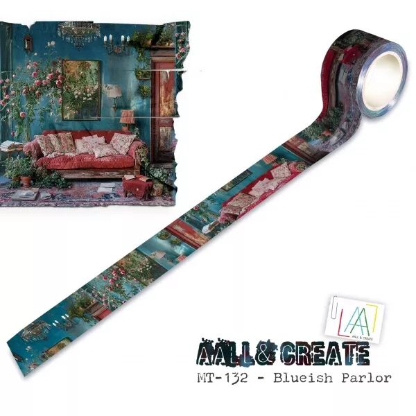 Masking Tape Layer-it-Up! - #132 - Blueish Parlor - AALL & Create