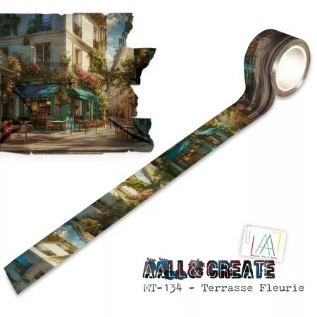 Masking Tape MT-134 - Terrasse fleurie (Layer-it-Up!) - AALL & Create