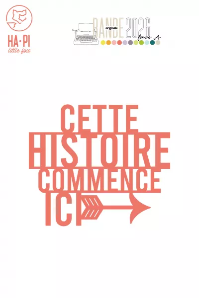 Matrice de d�coupe Cette histoire - HA PI Little Fox