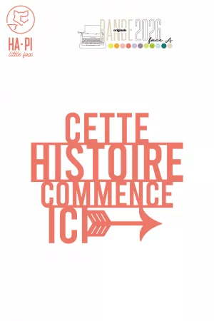 Matrice de d&eacute;coupe Cette histoire - HA PI Little Fox