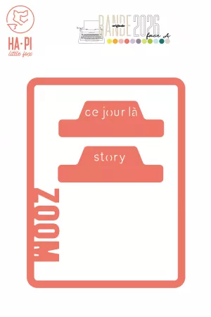 Matrices de d&eacute;coupe Cadre zoom - HA PI Little Fox