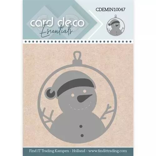 Mini die - Snowman Ornament