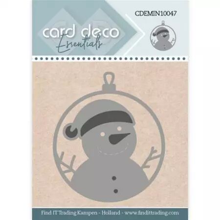 Mini die - Snowman Ornament