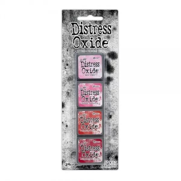 Mini Distress Oxide Pads Kit 01 - Rose Rouge - RANGER