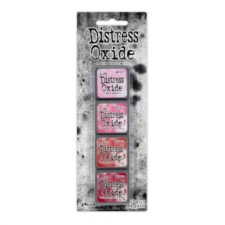 Mini Distress Oxide Pads Kit 01 - Rose Rouge - RANGER