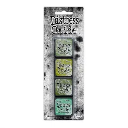 Mini Distress Oxide Pads Kit 03 - Verts - RANGER