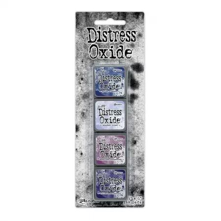 Mini Distress Oxide Pads Kit 05 - Bleu violet - RANGER