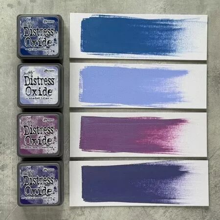Mini Distress Oxide Pads Kit 05 - Bleu violet - RANGER