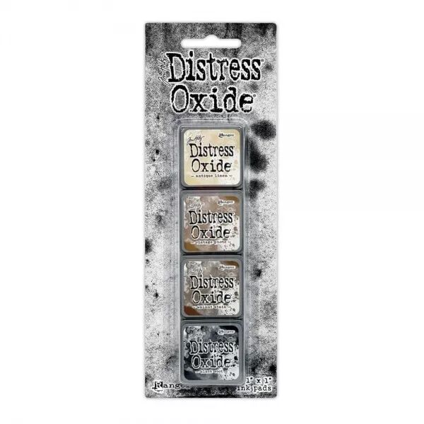 Mini Distress Oxide Pads Kit 06 - Brun noir - RANGER