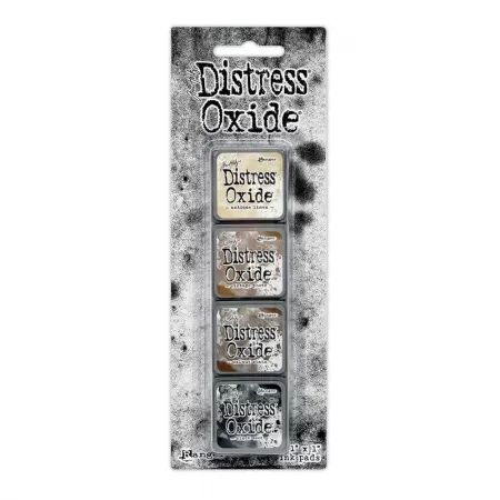 Mini Distress Oxide Pads Kit 06 - Brun noir - RANGER