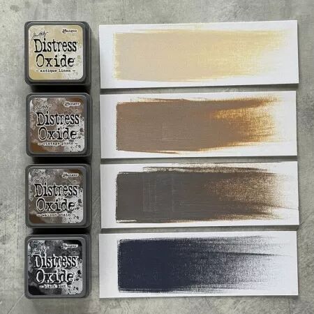 Mini Distress Oxide Pads Kit 06 - Brun noir - RANGER