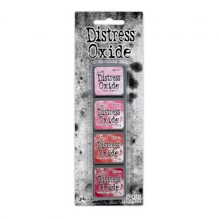 Mini Distress Oxide Pads Kit 07 - Rose rouge - RANGER