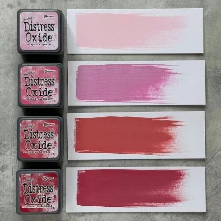 Mini Distress Oxide Pads Kit 07 - Rose rouge - RANGER
