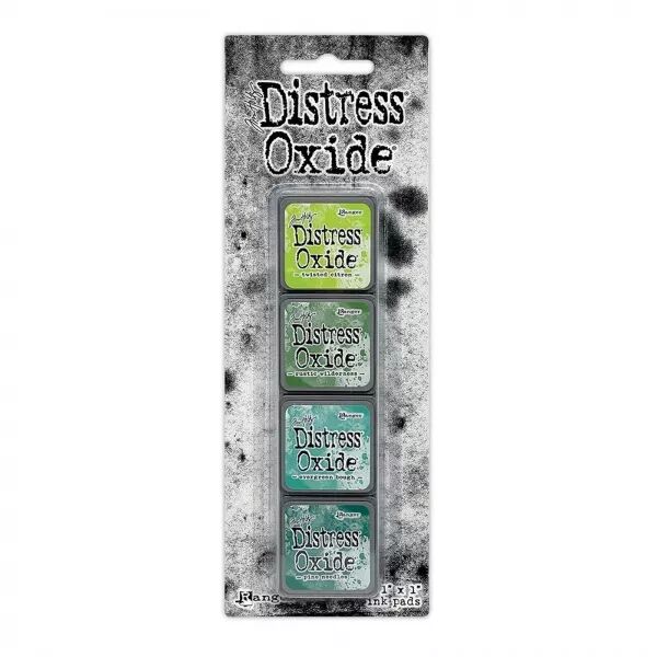 Mini Distress Oxide Pads Kit 09 - Vert - RANGER