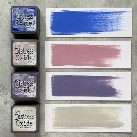 Mini Distress Oxide Pads Kit 11 - Bleu parme - RANGER