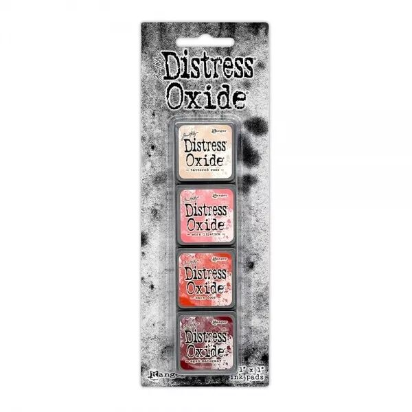 Mini Distress Oxide Pads Kit 13 - Rouge - RANGER