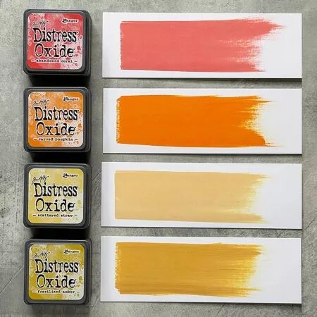 Mini Distress Oxide Pads Kit 14 - Jaune - RANGER