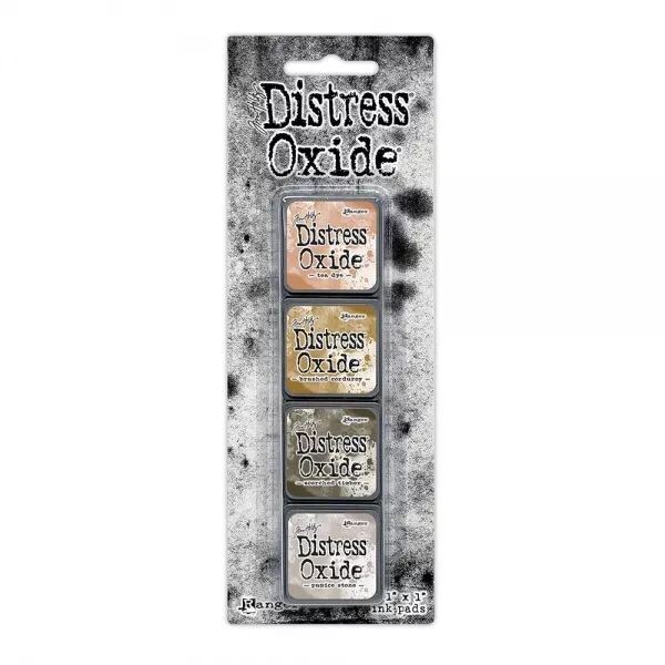 Mini Distress Oxide Pads Kit 18 - Marron chaud - RANGER
