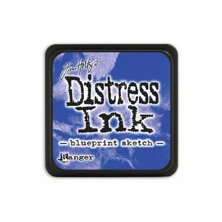 Mini Distress Pad - Blueprint Sketch
