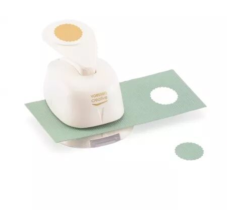 Mini perfo - Cercle festonn&eacute; 1.5cm
