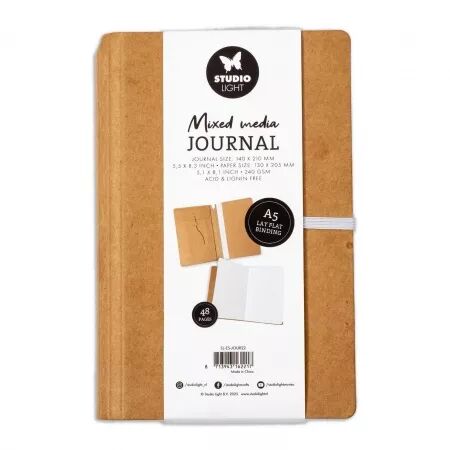 Mixed Media Journal A5 - 48 pages - Studio Light