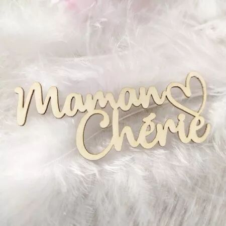 Mot en carton -  Maman Chérie