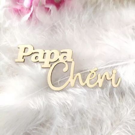 Mot en carton -  Papa Chéri